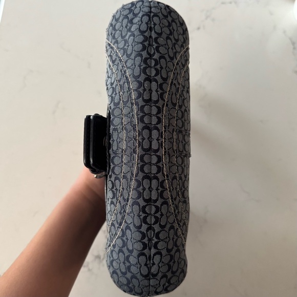 Coach Y2K Mini SoHo style f12308 in blue signature print - Picture 9 of 10